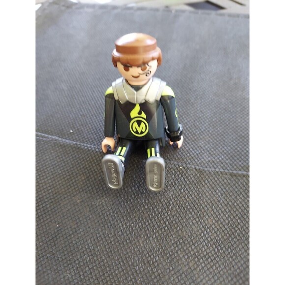 Minifig Playmobil Spy Agent Figure Robo Gang Figure Replacement Minifig Toy - Picture 5 of 5
